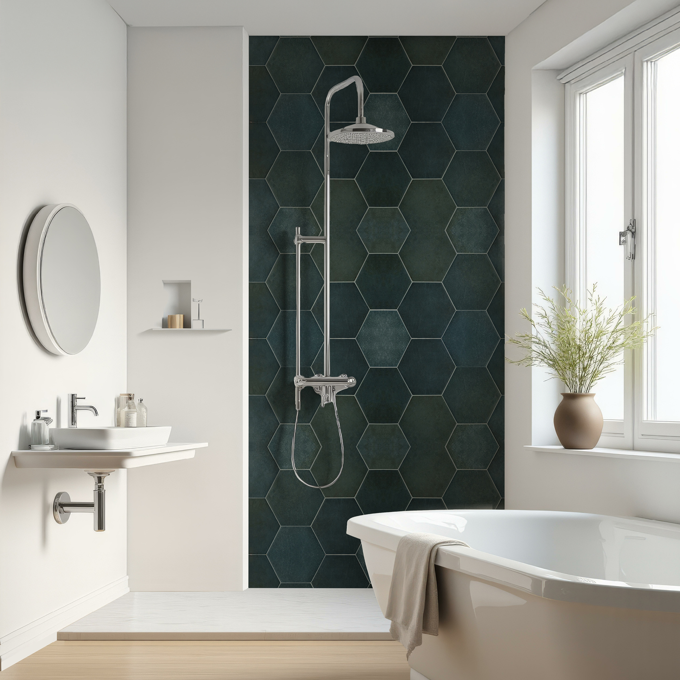 Hexagon groen